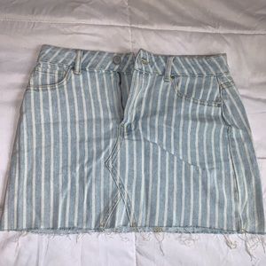Striped Mini Skirt